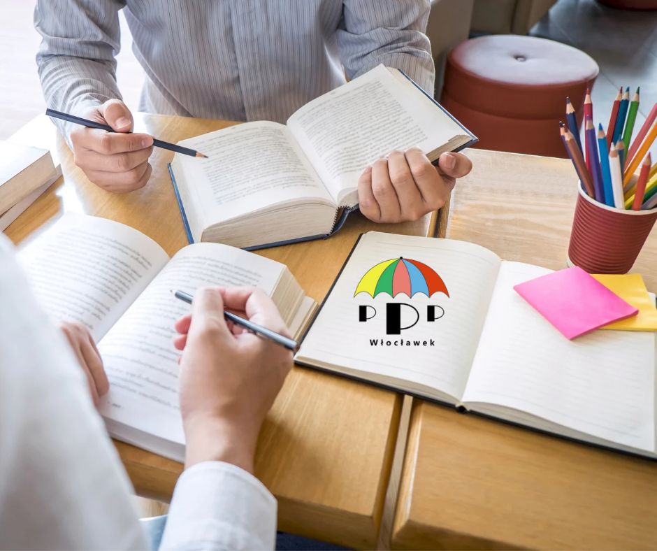 „Lekcja języka niemieckiego w ciemności”.